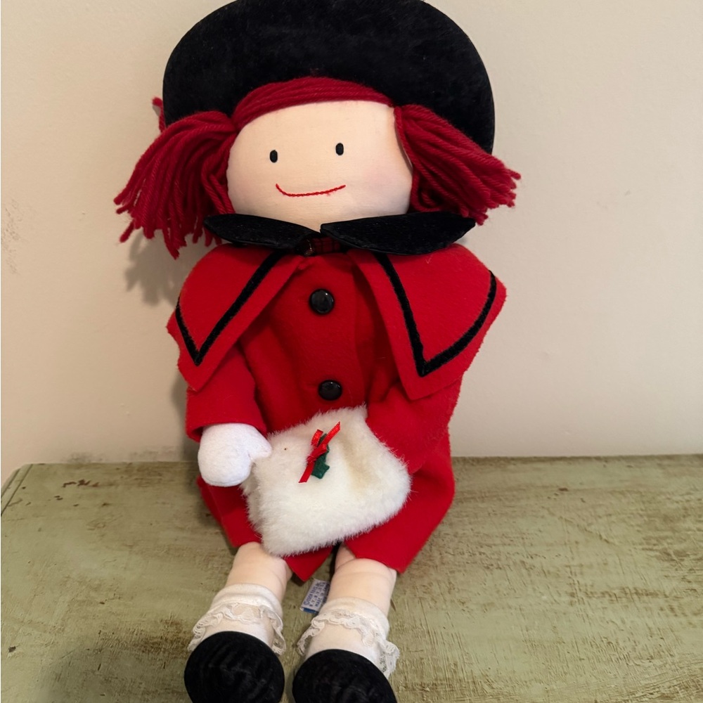 Madeline Plush Doll in Red Coat